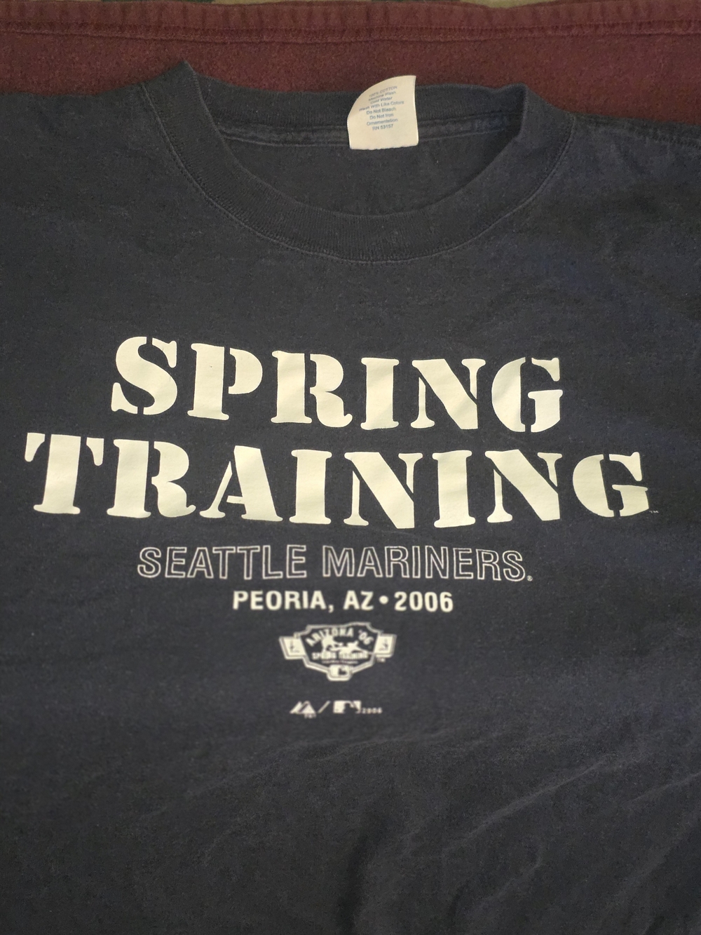 Vintage XXL Seattle Mariners Navy Spring Training 2006 Tee